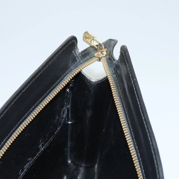 LOUIS VUITTON Epi Pochette Homme Clutch Bag Black Noir - Picture 14 of 16